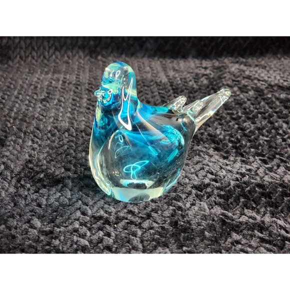 Charming Set of 3 Decorative Bird Figurines – Ceramic & Glass – Home Accents - Picture 10 of 12